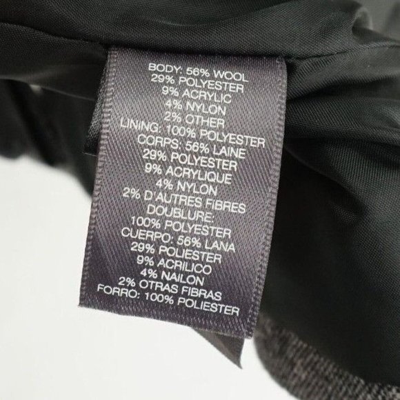 Kenneth Cole Mens Sport Coat Blazer Gray Tweed Wool Blend Two Button Size 2XL - Picture 8 of 12